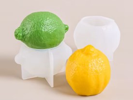Molde silicona limon parado